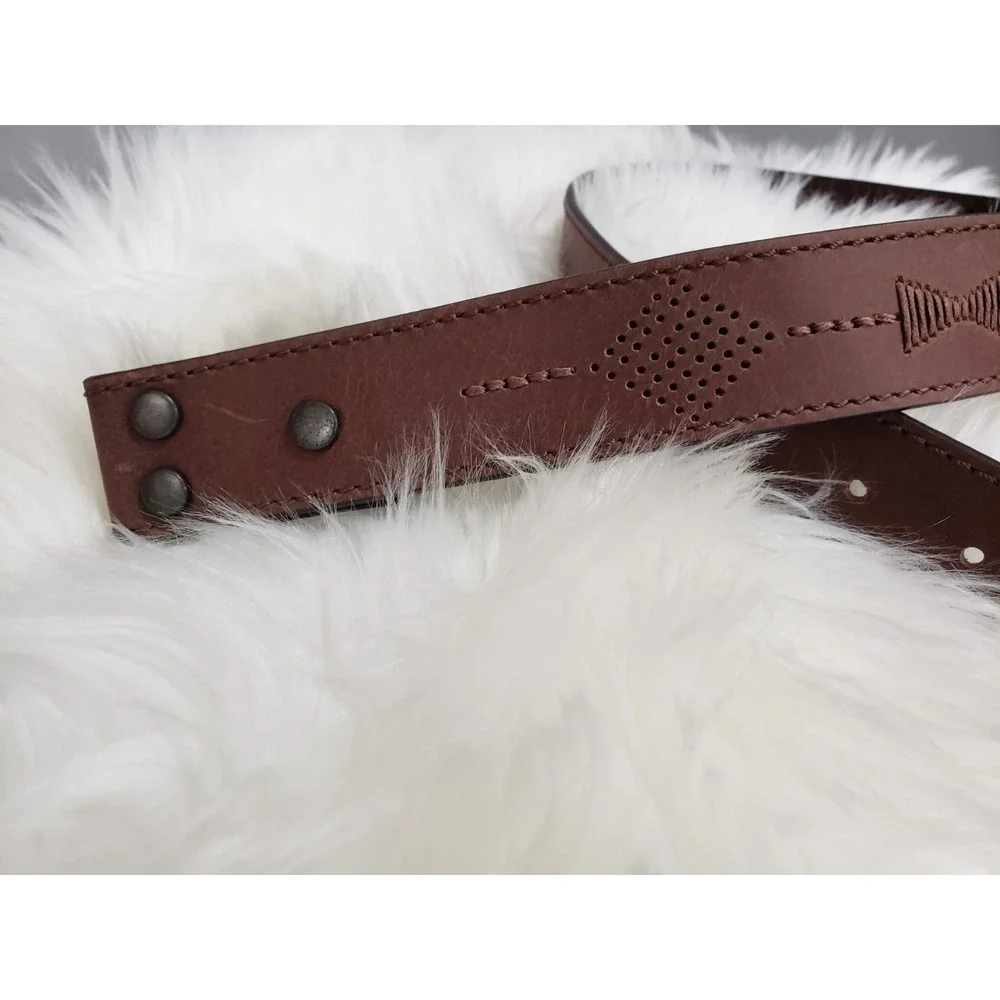 Idyllwind Rodeo Brown Genuine Leather Boho Western Festival Belt NO BUCKLE SMALL